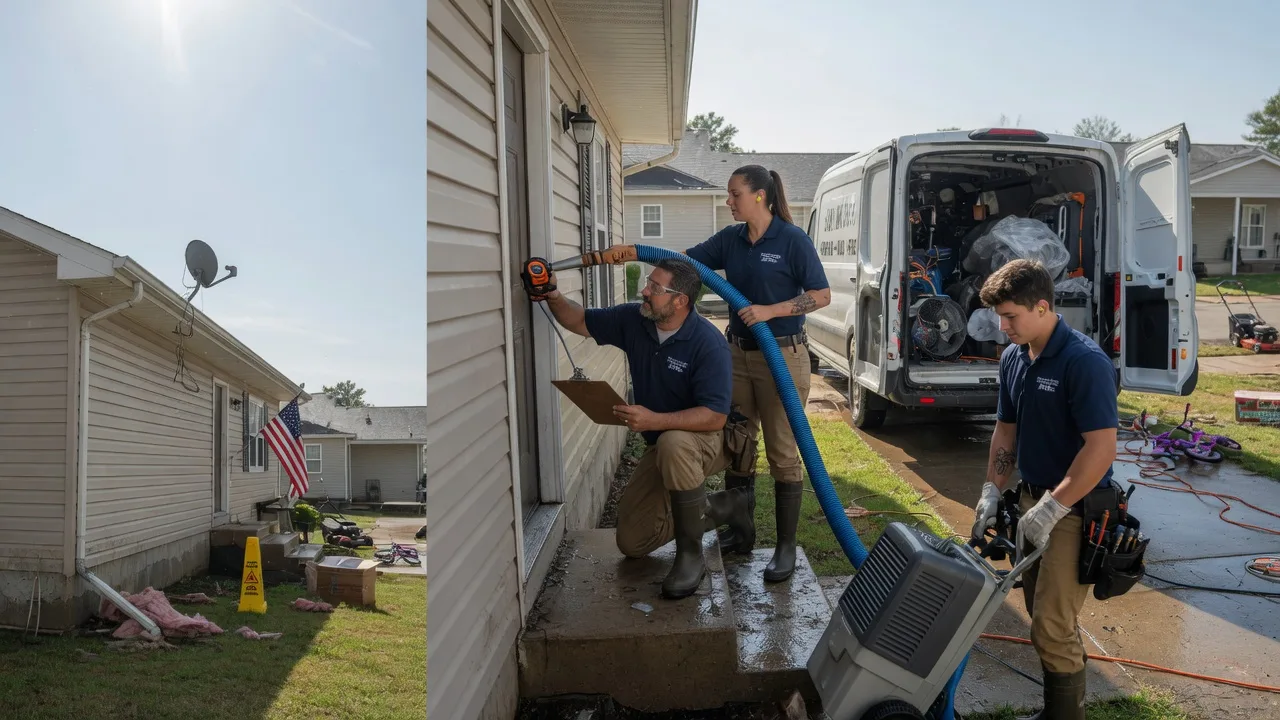 Ceiling Water Damage Restoration in Manila, UT near me